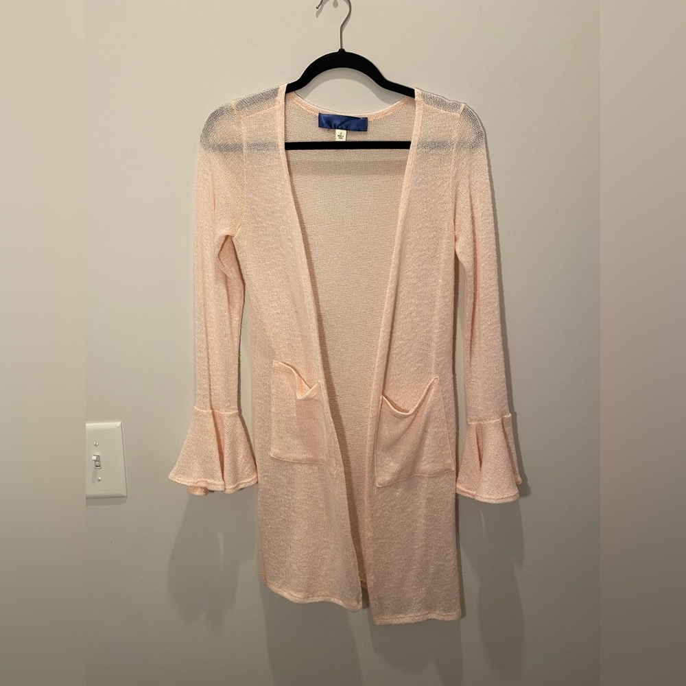 Francesca’s Pink Knit Cardigan